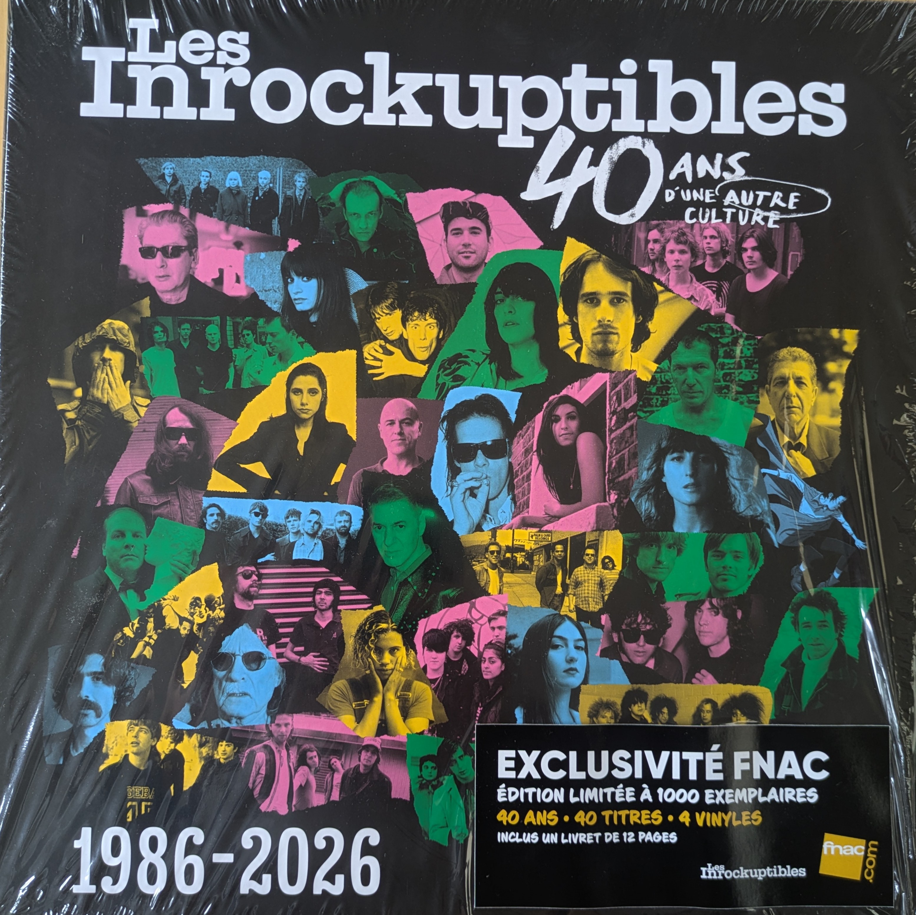 Pochette de l'album Les Inrockuptibles 40 ans d'une autre culture