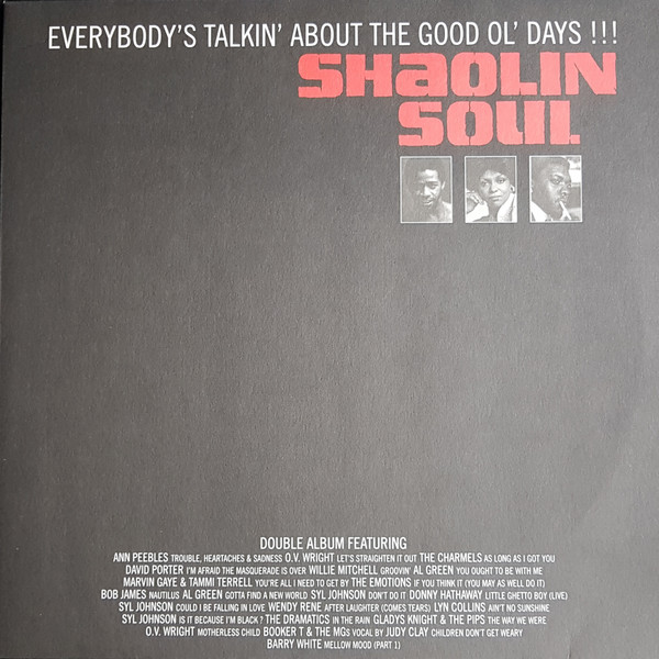 Image de l'album Shaolin Soul (Episode 1) (Everybody's Talkin' About The Good Ol' Days !!!)